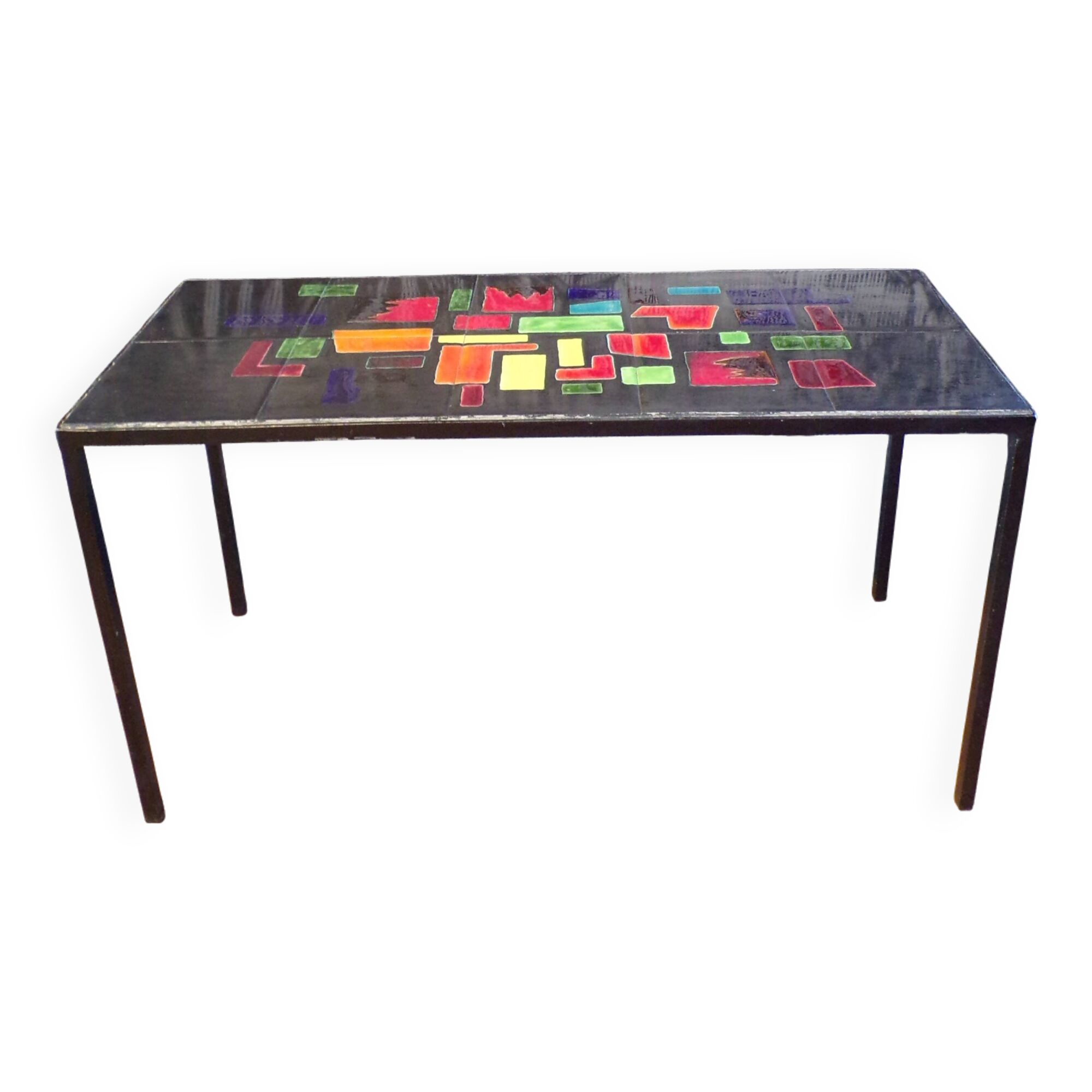 Table basse céramique Vallauris 1960