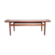Scandinavian coffee table in teak and Briare enamels, vintage branded Bovirke