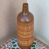 Vase bottle of ceramicpainter painter serge Jamet
