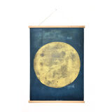 Lune, painting on paper 70x50cm