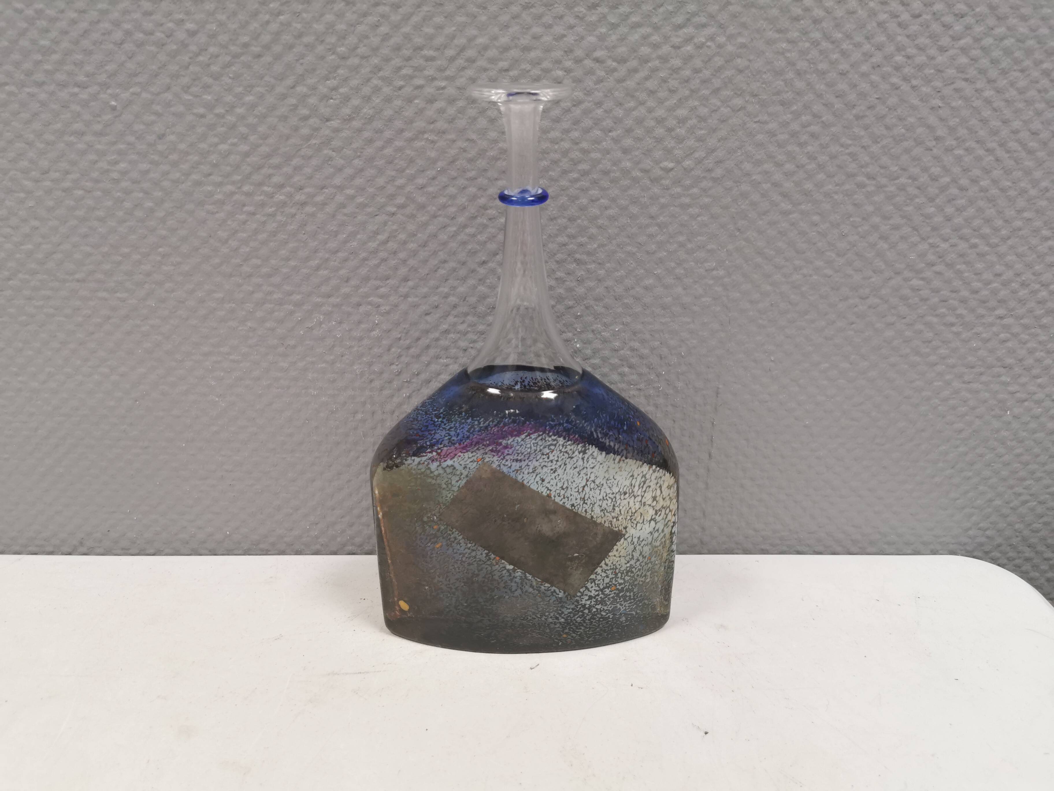 Swedish Satellite glass vase by Bertil Vallien for Kosta Boda 1992.