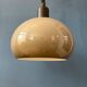 Vintage beige mushroom suspension in acrylic glass