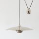 Silver Model Onos 55 Counterbalance Pendant Lamp by Florian Schulz
