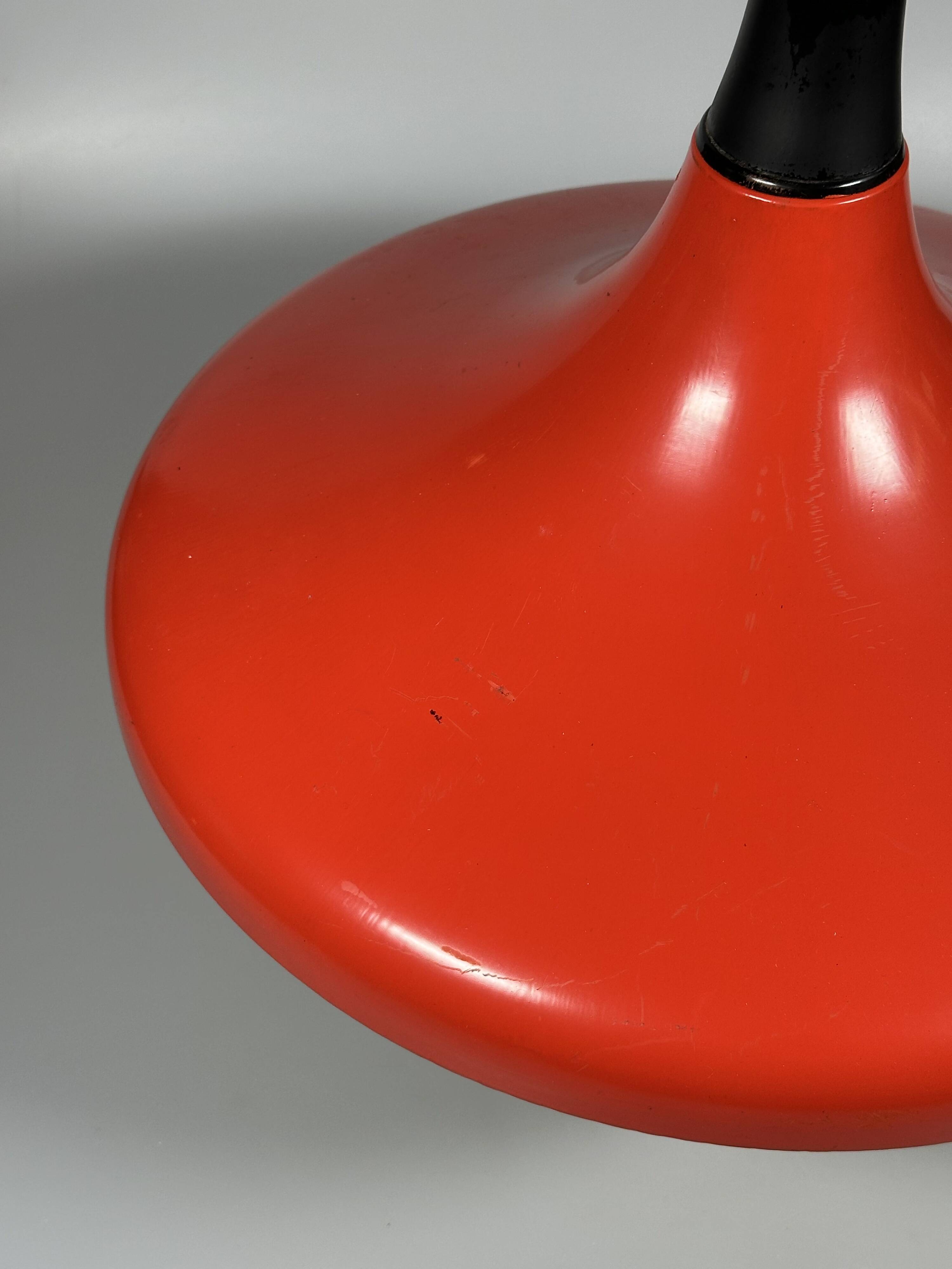 Lampe de plafond Erco Lightning des années 1960 et 1970 en aluminium métallique