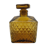 small square carafe, smoked brown