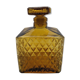 small square carafe, smoked brown