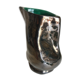 Vallauris 1960 glazed earth vase