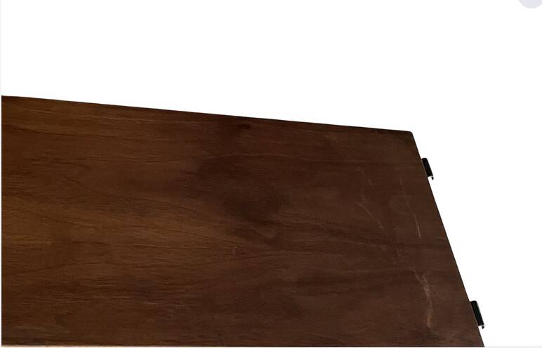 3 wall shelves wood and metal, Nils Strinning