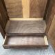 Parisian Bonnetiere armoire from the 1900s in solid chestnut.
