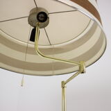 Mid-century adjustable floor lamp, 1970's.