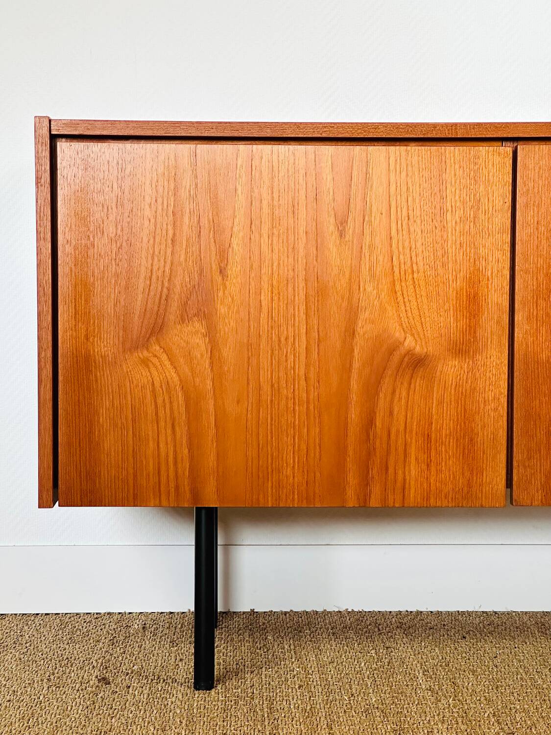 1960s minimalist Scandinavian teak sideboard