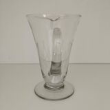 Elegant jug - carafe from the Manufacture Royale in Bayel crystals - 1950 - Midcentury - Vintage