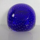 Blue Sommerso Murano Glass Ashtray, Italy, 1960s