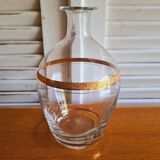 Crystal decanter and gilding