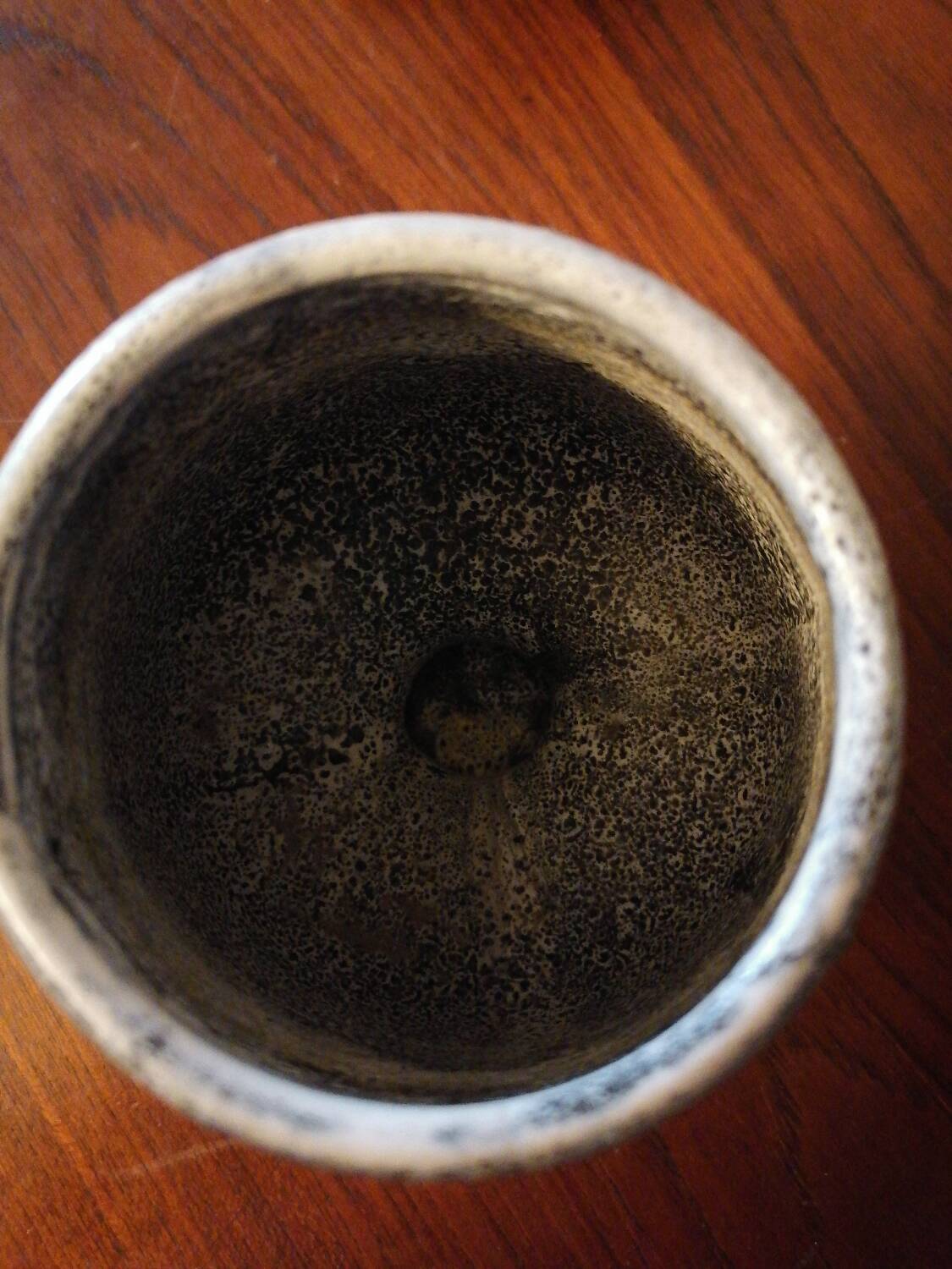 Small design vase 1960 fat lava