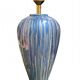 Blue ceramic table lamp base