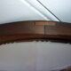 Oval wooden frame and 47.5 cm window