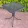 Wrought iron pedestal table from the 60s
