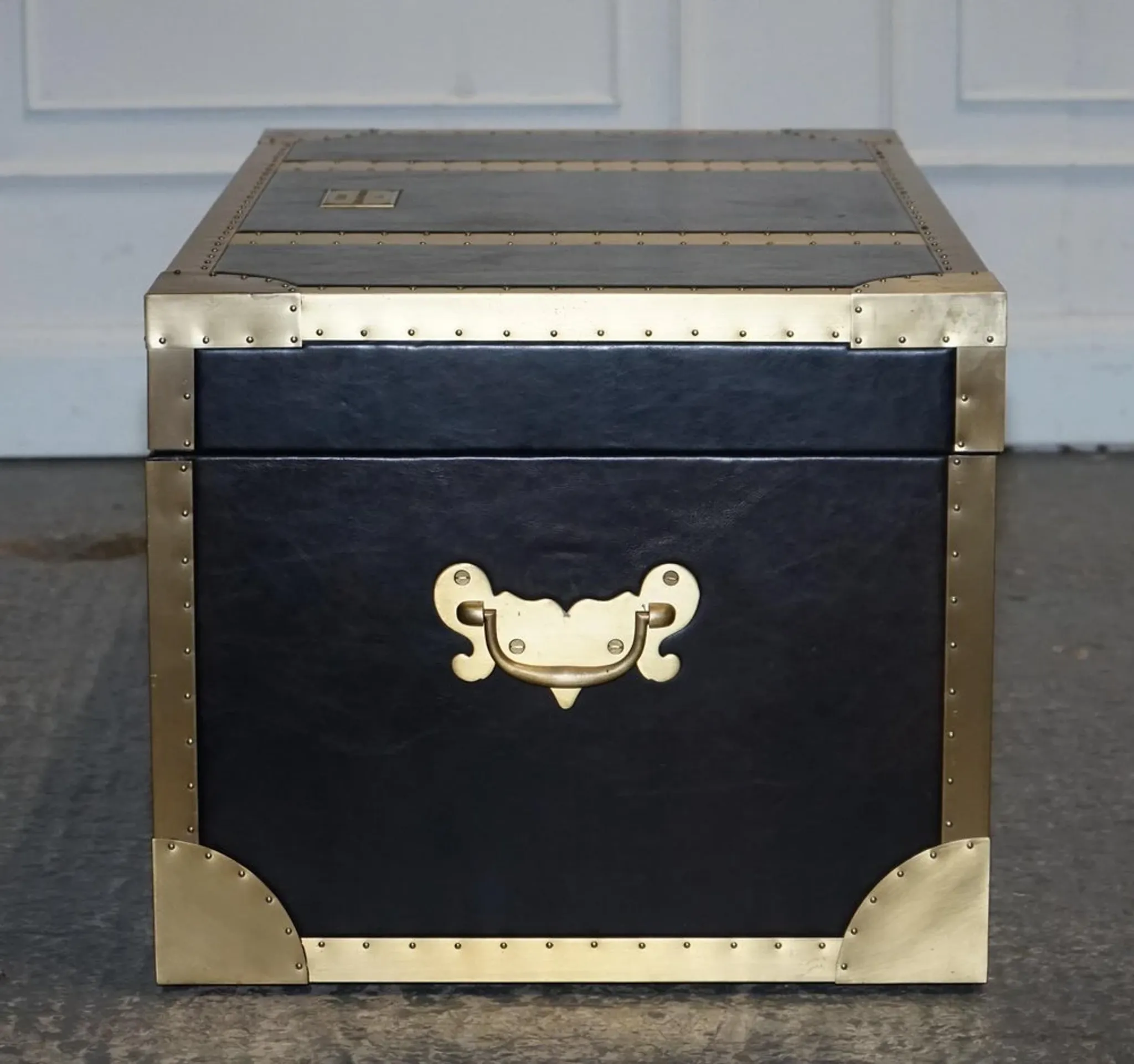 Cumberland Storage Chest with Red Velvet Lining by Timothy Oulton