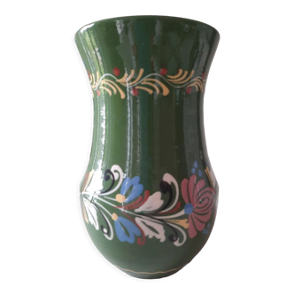 Glazed ceramic vase