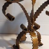 Chandelier wrought iron Art-popular with three arms old