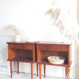 Pair of bedside tables circa 1960