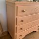Commode vintage rose blush