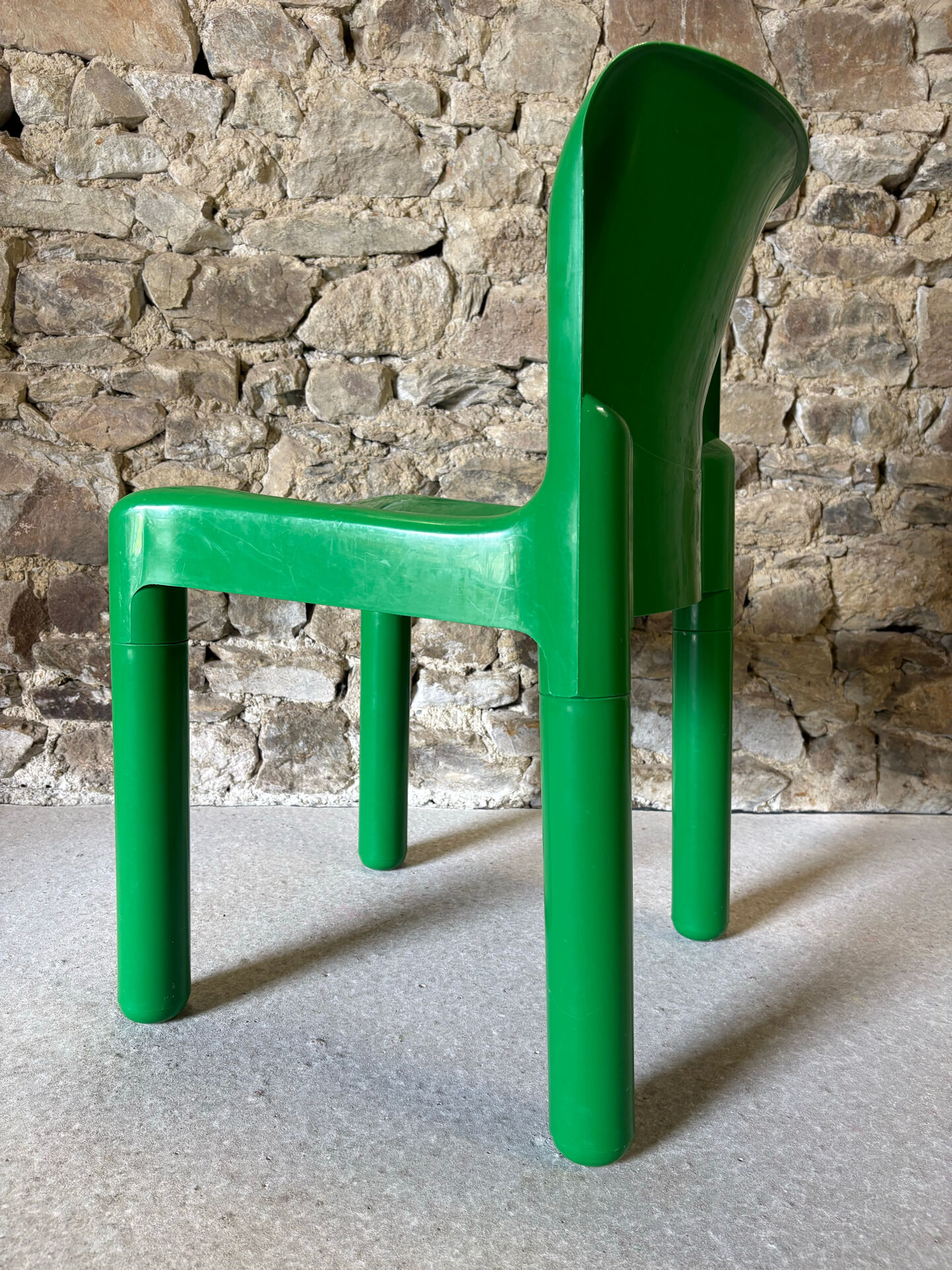 4 chaises modèle 4875 par C. Bartoli pour Kartell, 1970