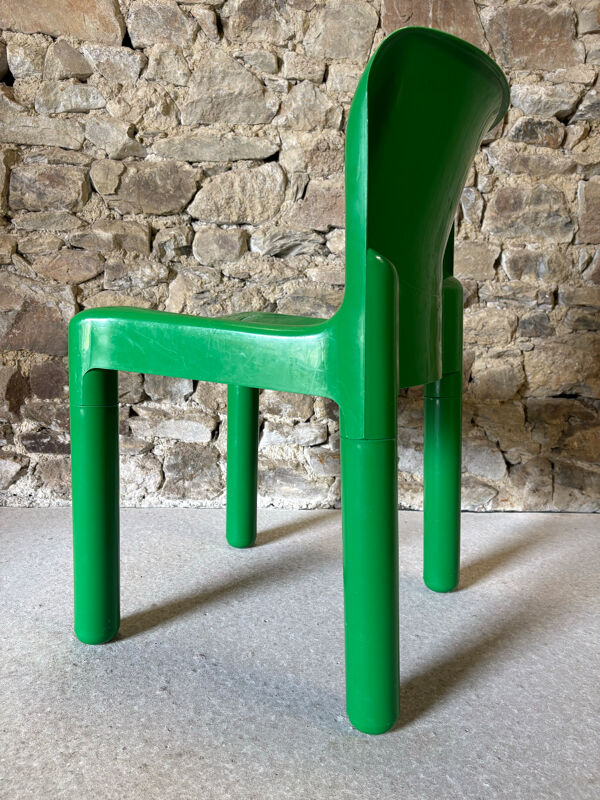 4 chaises modèle 4875 par C. Bartoli pour Kartell, 1970