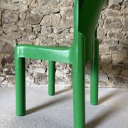 4 chairs model 4875 by C. Bartoli for Kartell, 1970