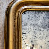 Antique Louis-Philippe mirror "Philomène" gold leaf