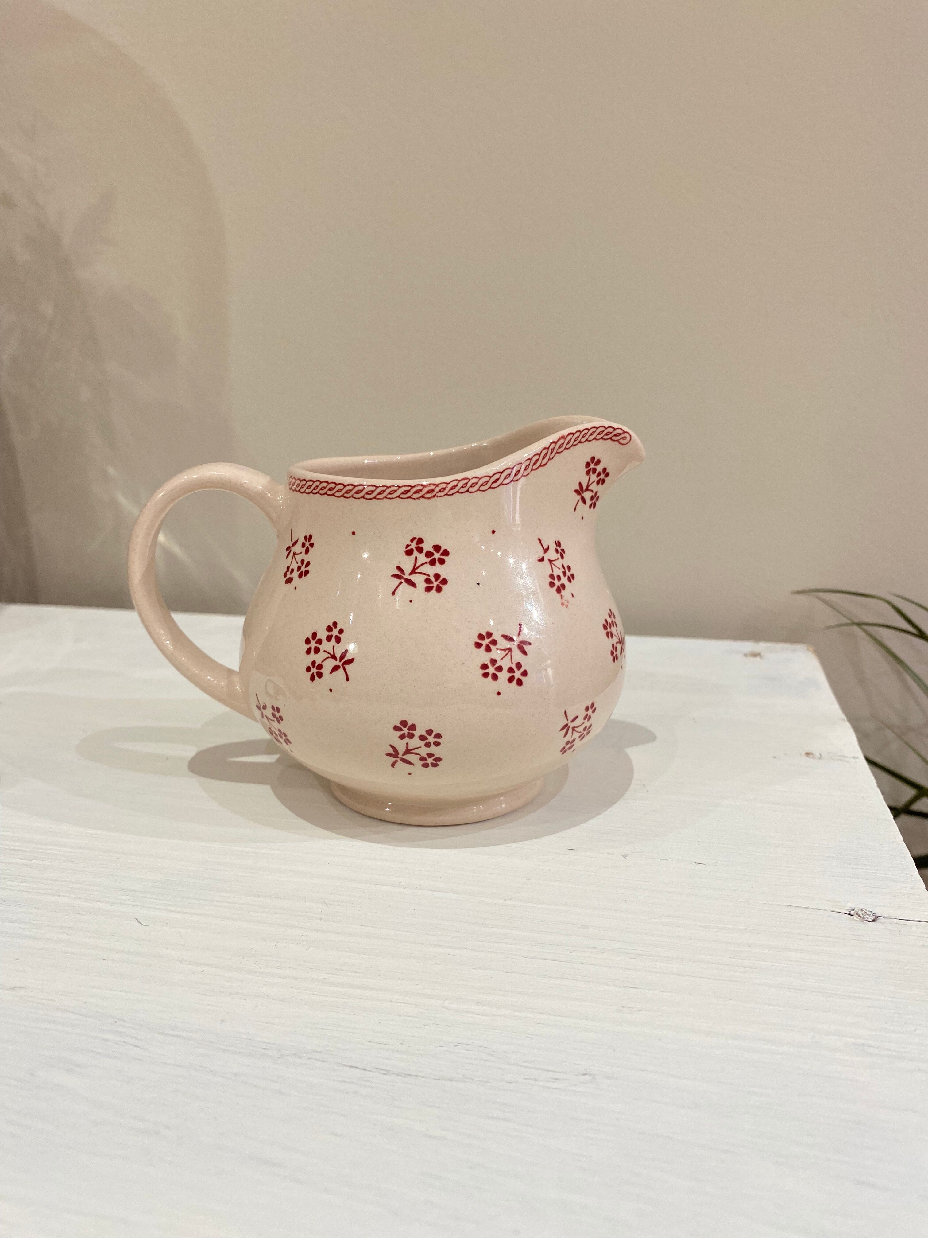 Milk pot johnson brothers pink flowers
