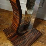 Large Art Deco Macassar Ebony Floor Lamp / Stand, circa 1930