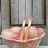 Pink cabbage slip salad bowl