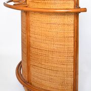 Vintage bar furniture with these two rattan stools from the 1960s/70s