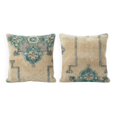 Set of 2 vintage Turkish cushion covers 51x51 cm