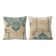 Set of 2 vintage Turkish cushion covers 51x51 cm