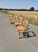 Set of 4 folding chairs by Aldo Jacober