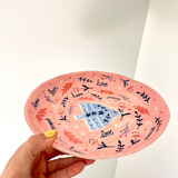 Handmade porcelain plate