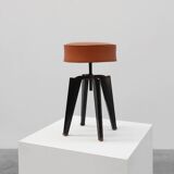 Iconic Clemenceau stool by André Domin and Marcel Genevière, France  1957