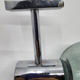 Glass and chrome wall lamp Eye Ball design Space Age Italy 1970