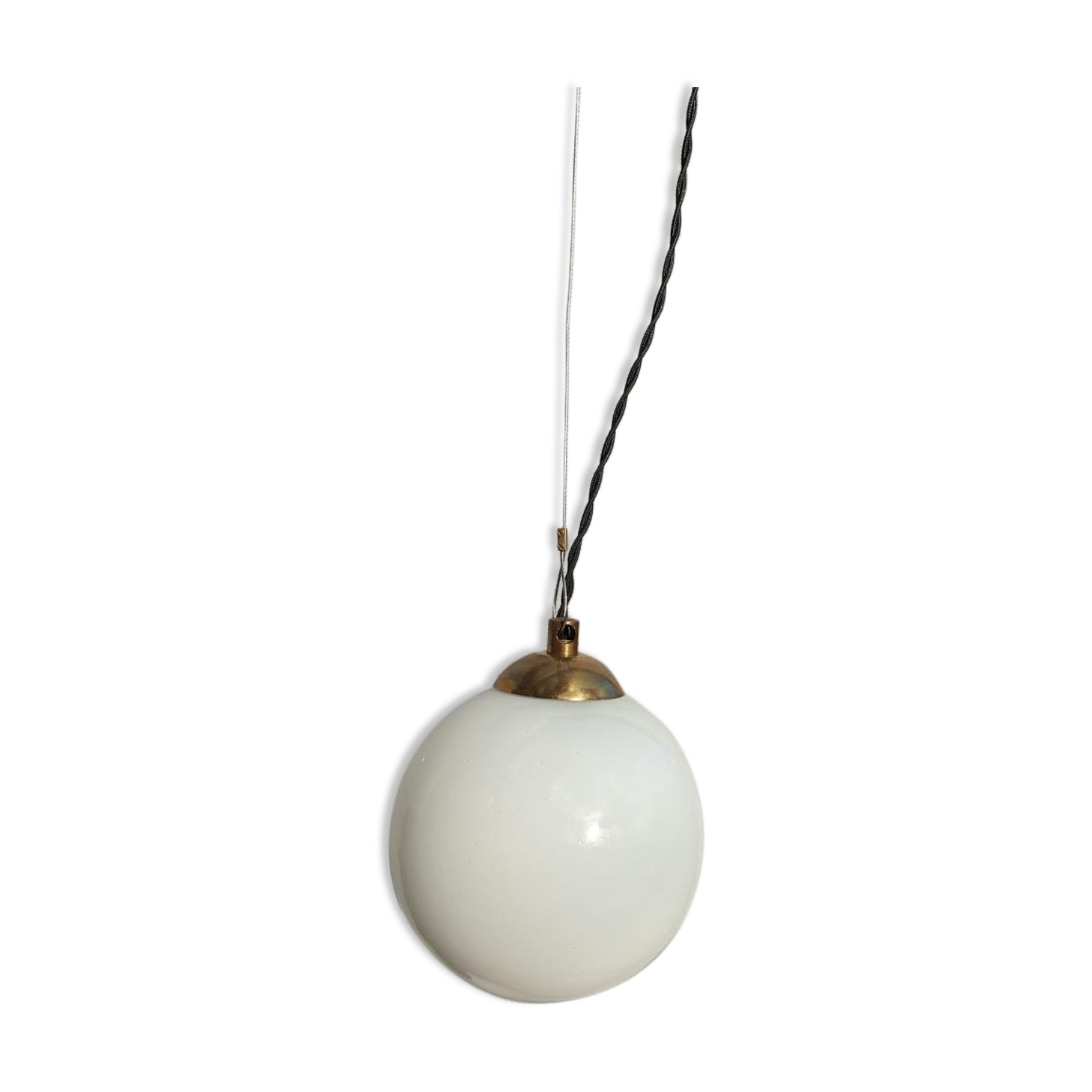 Baladeuse globe verre opalin d15