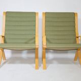 X Chairs Danish Design Armchairs by Fritz Hansen SET of 2, Skandi Armchairs