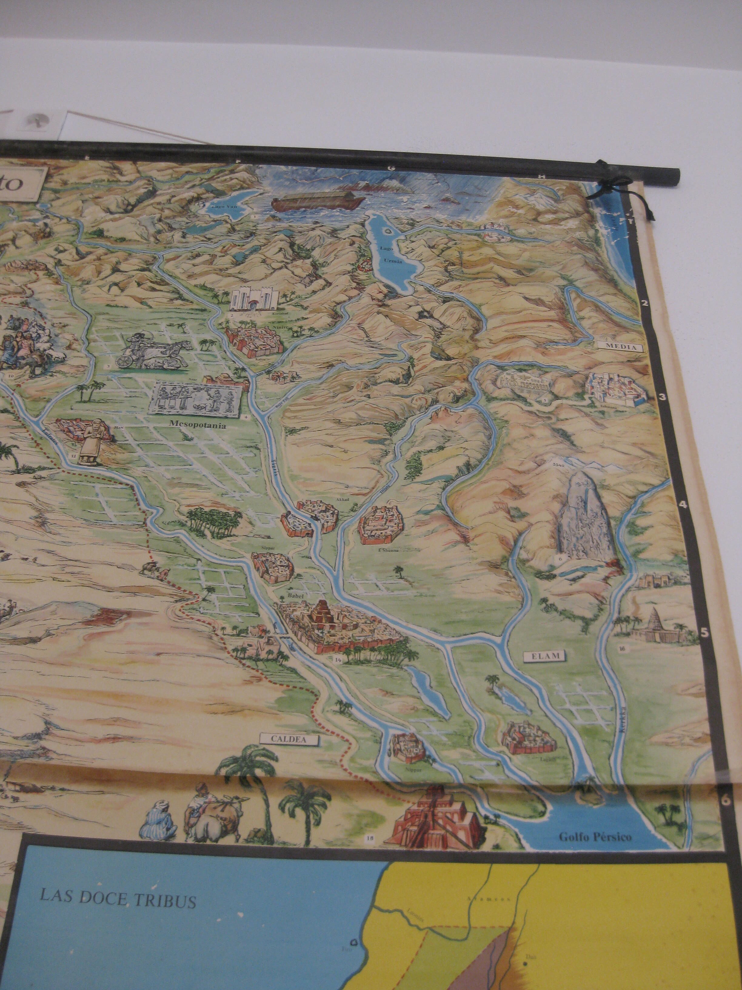 Palestine map 1960s