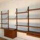 Scandinavian teak wall system "Royal system" Poul Cadovius