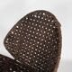 Chaise d’appoint en corde et son ottoman