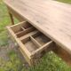 Old fruit farm table