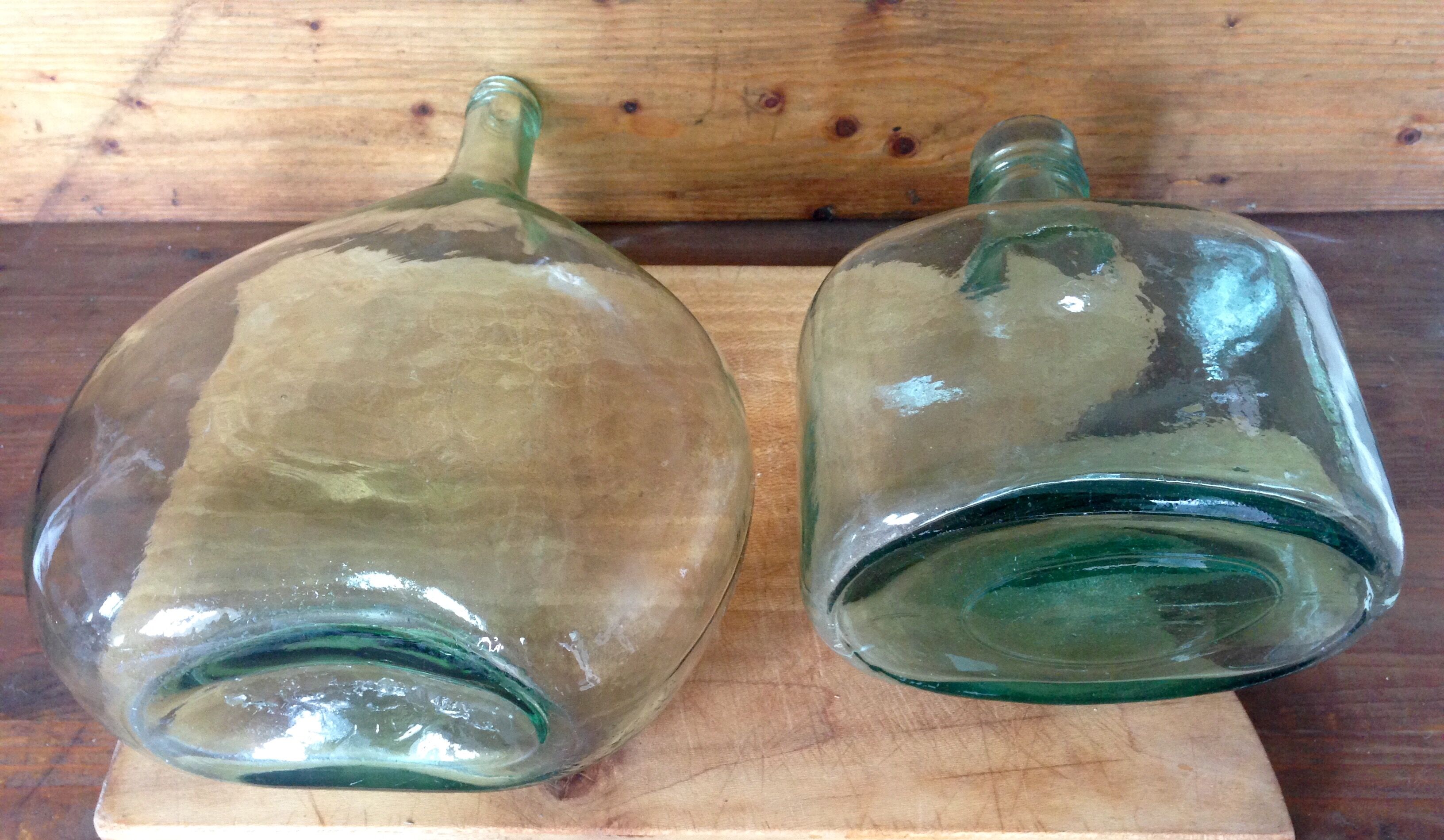 Demijohn 3,5L and bottle and bottle 2L