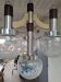 Large Italian Mid Century  Chandelier Pendant Murano Glass