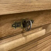 oak curtain furniture / filing cabinet